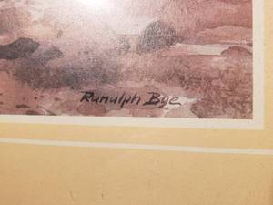 lot 111 image: Ranulph Bye Fly Fishin Watercolor
