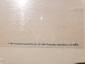 lot 112 image: NOS Howard Hughes Plane Spruce Goose Poster