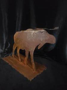 lot 124 image: Metal Laser Cut Moose