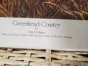 lot 164 image: David Maass Greenhead Country
