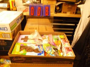 Flat of Candy. As shown. All Late 2020 or 2021 Best By Date.