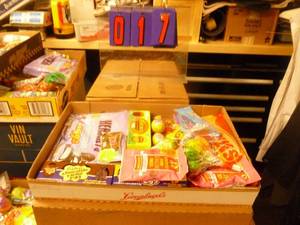 Flat of Candy. As shown. All Late 2020 or 2021 Best By Date.