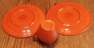 Fiesta Homer Laughlin Tangerine Orange