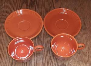 Fiesta Homer Laughlin Tangerine Orange