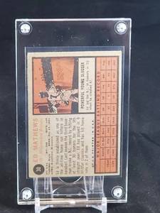 1962 Topps Baseball Eddie Mathews Card #30