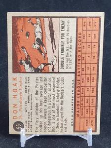 1962 Topps Baseball Cards (10) Lot