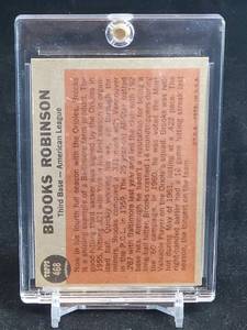 1962 Topps Baseball Brooks Robinson Card #468
