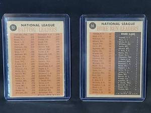 1962 Topps Baseball Cards (2) Lot