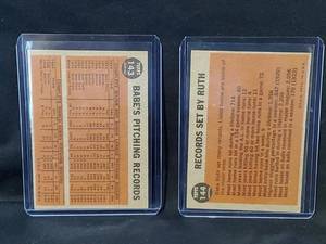 1962 Topps Baseball Cards (4) Lot