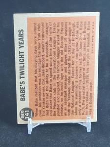 1962 Topps Baseball Cards (10) Lot