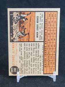 1962 Topps Baseball Card (10) Lot