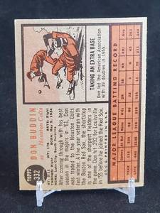 1962 Topps Baseball Card (10) Lot