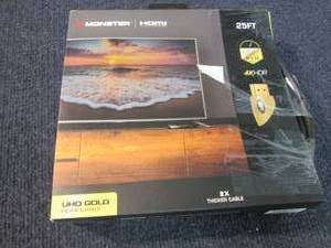 lot 9 image: UHD Gold HDMI Cable Z2...