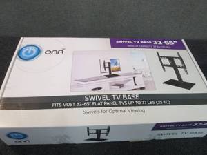 lot 14 image: Onn Swivel TV Base 32-65 inches ...