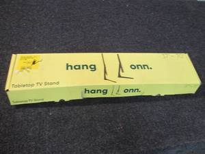 lot 15 image: Onn Tabletop TV Stand...