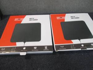 lot 65 image: 2 HDTV Antenna 50 mile range ...