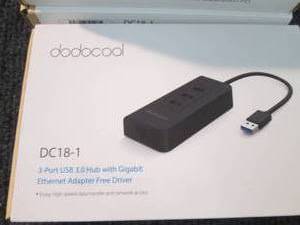 lot 68 image: 5 dododcool DC18-1 3-Port USB 3.0 H...