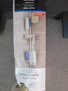 lot 85 image: Mainstay Tension Pole Shower Caddy...