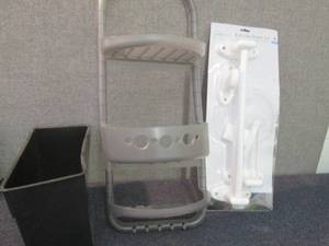 lot 86 image: Shower Organizer,Bath Hardware Set,...