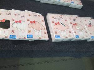 lot 88 image: 4- 3pks White PinkBlack Infant Ti...