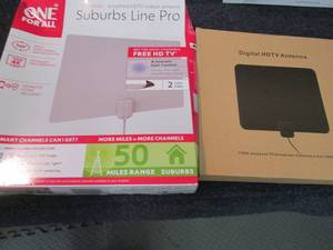 lot 131 image: 2 HDTV Antenna 50 mile range ...