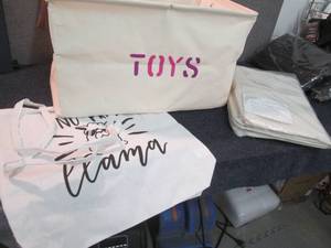 lot 145 image: 2 Sets Toy Tote & Bag...