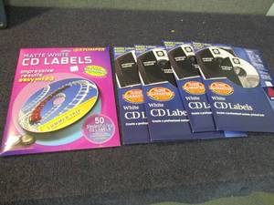 lot 170 image: 5 Pks CD labels...