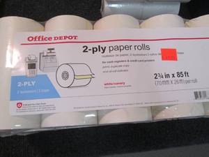 lot 179 image: 3- 10 pk Office Depot 2 34 in x85 ...
