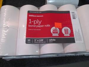 lot 180 image: 2- 10 pk Office Depot 3 inch x128 f...
