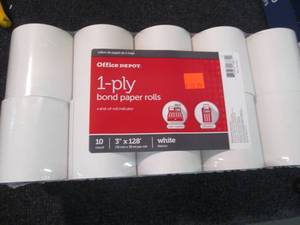 lot 181 image: 2- 10 pk Office Depot 3 inch x128 f...