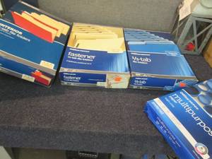 lot 183 image: Assorted File Folders, 8.5x14 Copy ...