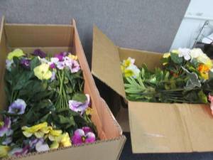 lot 209 image: 2 Boxes of Artificial Flowers...