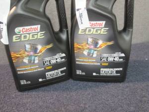 lot 238 image: 2- 5qt Castrol Edge SAE OW-40 Synth...