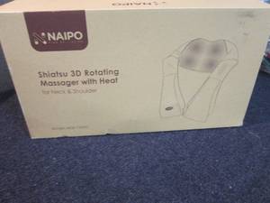 lot 264 image: Naipo Shiatsu 3D Rotating Massager ...