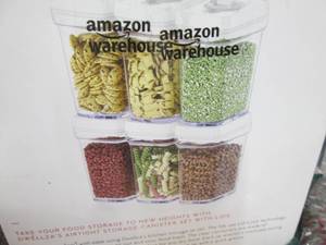 lot 273 image: 5 Lid Lock Clear Storage Containers...