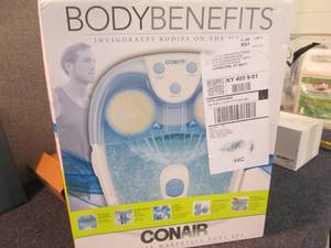 lot 283 image: Conair Active Waterfall Foot Spa op...