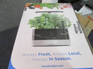 lot 295 image: AeroGarden Black Harvest, open box ...