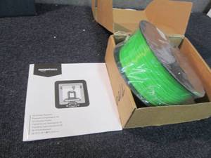 lot 308 image: Amazon Basics 3D Printer Filament...