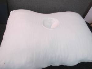 lot 323 image: Foam Massage Pillow Face Down open ...