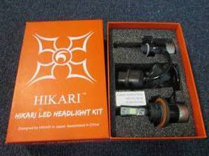 lot 346 image: Hikari LED Headlight Kit open box R...