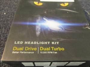 lot 351 image: Cougar Motor LED Headlight Kit open...