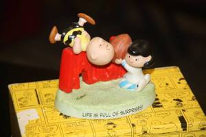 Hallmark Peanuts Figurine Sports Lot  3 Figures