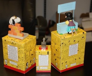 Hallmark Peanuts Figurine Numbered Lot  3 Figures