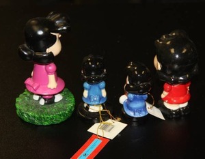 Peanuts Lucy Bobblehead Lot  4 Bobblehead