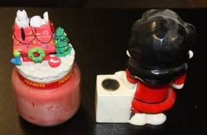 Peanuts Candle Lot  2 Items