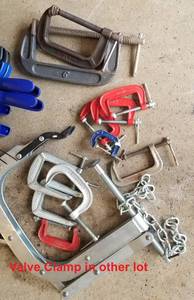lot 117 image: Collection of C Clamps