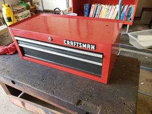 lot 52 image: Craftsman Two Drawer Tool Chest