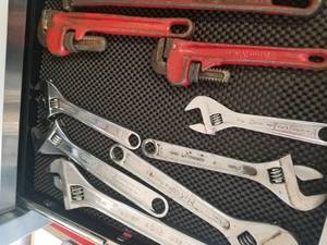 lot 86 image: Collection of Locking Pliers and Wrenches