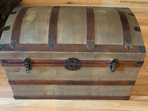 Faux Antique Decorative Trunk