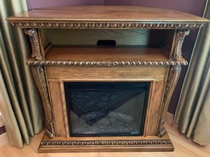 Corner Electric Fireplace